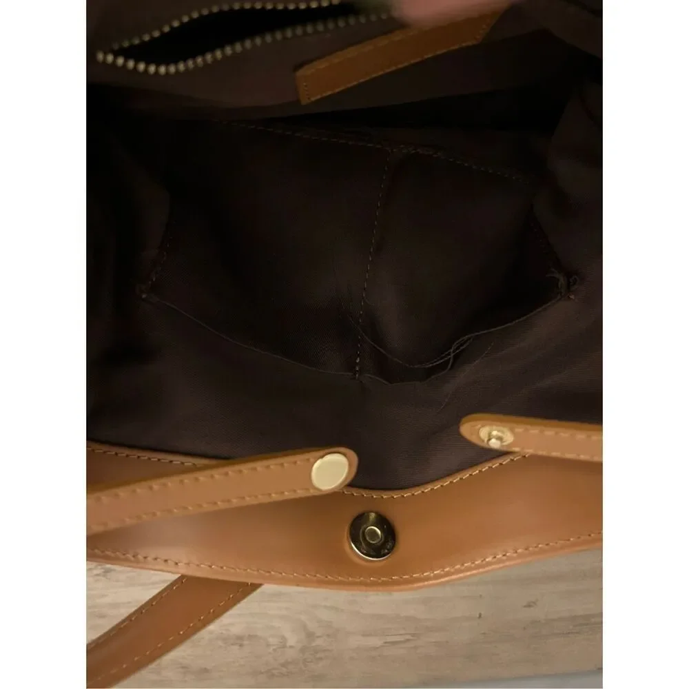 Valentina Fiore woven genuine Italian leather shoulder bucket bag minimalist - Picture 16 of 16